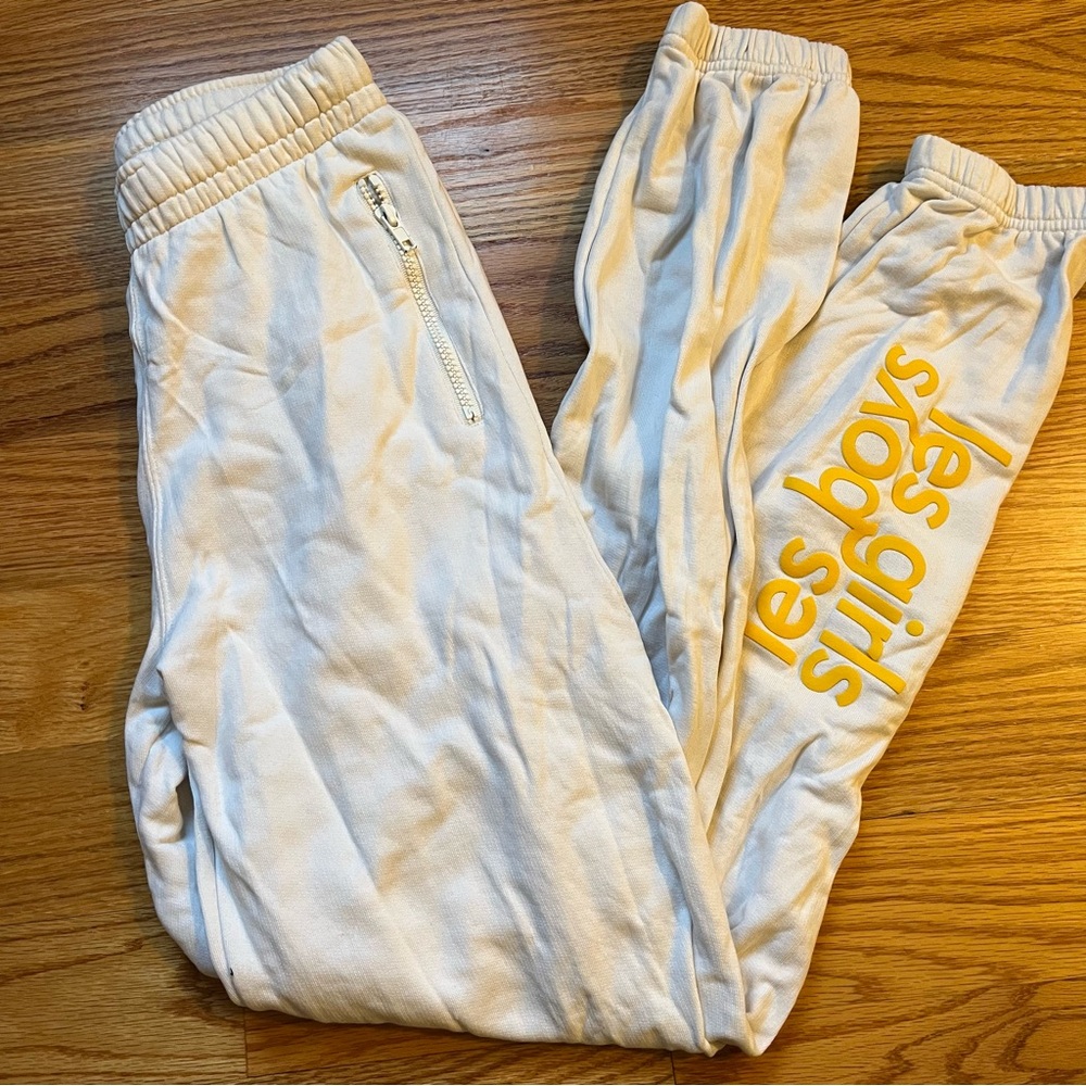 Les boys les girls joggers sweatpants size small